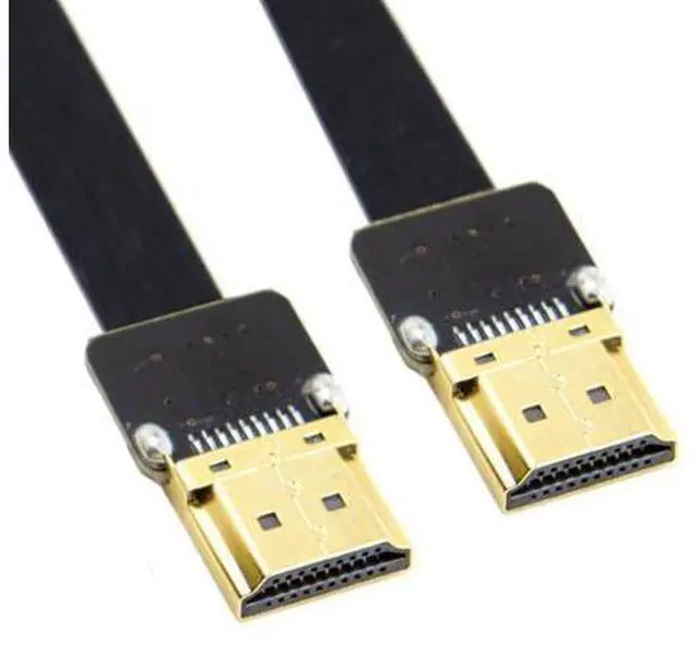 Alt view image 3 of 7 - CYFPV HDMI Type A Male to Male HDTV FPC Flat Cable for FPV HDTV Multicopter Aerial Photography 0.2M