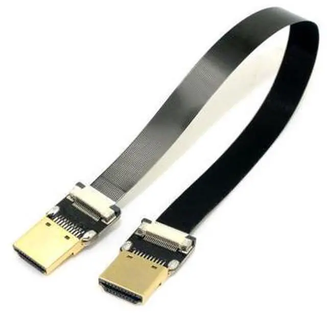 Alt view image 3 of 7 - CYFPV HDMI Type A Male to Male HDTV FPC Flat Cable for FPV HDTV Multicopter Aerial Photography 0.5M
