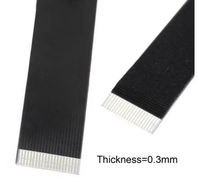 Alt view image 3 of 7 - USB 2.0 Flat Cable USB 2.0 Male to Female Data Transfer Charging Ribbon Flex Extension Cable Adapter 0.2M