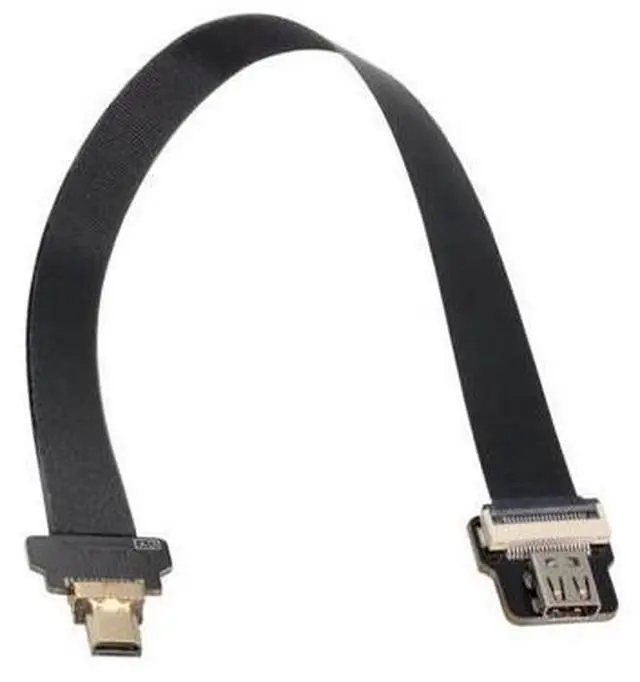 Alt view image 6 of 6 - CYFPV Micro HDMI Male to Female Extension FPC Flat Cable 1080P for FPV HDTV Multicopter Aerial Photography 0.5M