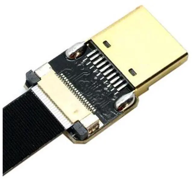 Alt view image 6 of 7 - CYFPV HDMI Type A Male to Male HDTV FPC Flat Cable for FPV HDTV Multicopter Aerial Photography 0.2M