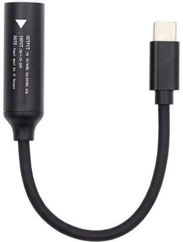 Main image of DC Jack 7.9x5.4mm Input to USB-C Type-C Power Plug Charge Cable for Laptop Phone PD9V 5V 20V