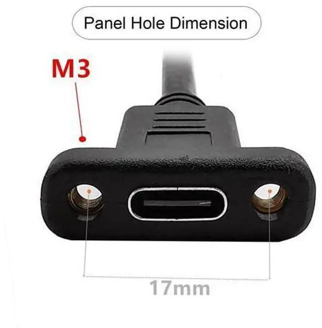 Alt view image 4 of 7 - 90 Degree Up & Down Angled USB-C USB 3.1 Type C Male to Female Extension Data Cable 30cm