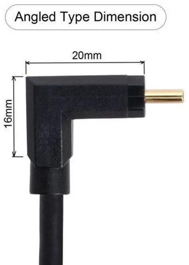 Alt view image 5 of 7 - 90 Degree Up & Down Angled USB-C USB 3.1 Type C Male to Female Extension Data Cable 30cm