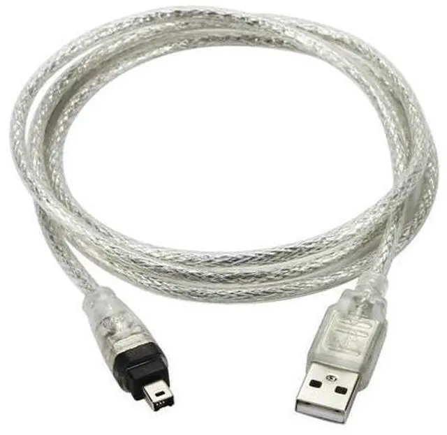 Main image of USB Male to Firewire IEEE 1394 4Pin Male iLink Adapter Cord Cable for DCR-TRV75E DV 1m USB Firewire Cable