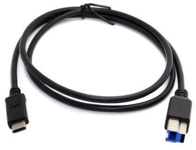 Alt view image 5 of 7 - USB C Type-C Host OTG to USB 3.0 Type B Extension Data Cable for SSD Disk 1.0M 5Gbps