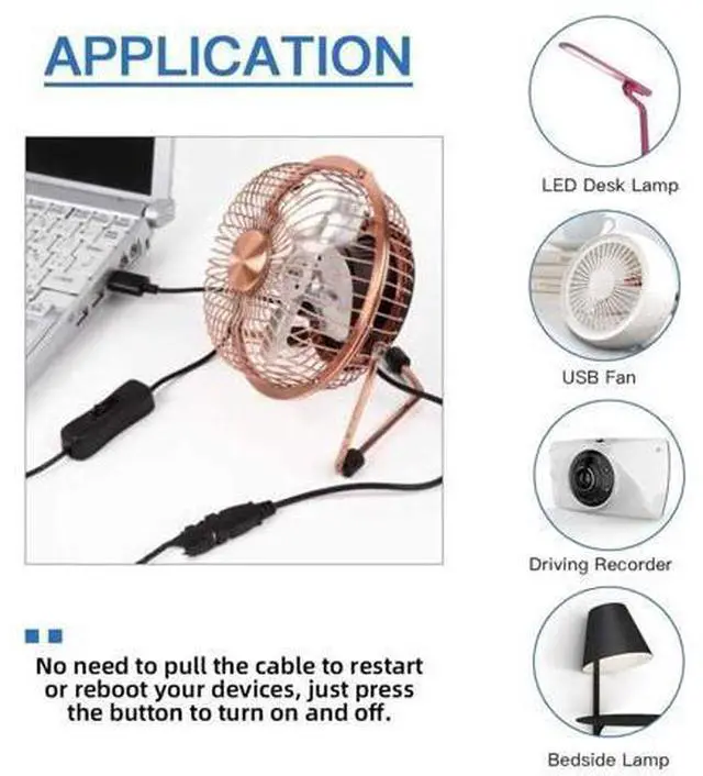 Alt view image 4 of 7 - USB Power Switch Extension Cable USB Male to Female with On/Off Power Switch Button DC 5V Power Extension Cable, Black, CY-PW-012-AM