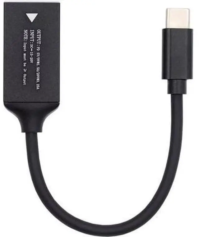 Main image of Rectangle Jack Thinkpad X1 Input to USB-C Type-C Power Plug Charge Cable for Laptop Phone PD9V 15V 20V