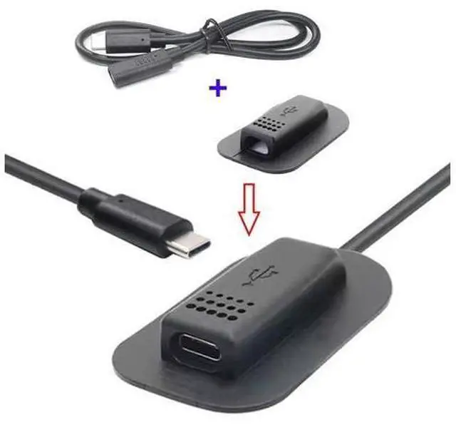 Alt view image 2 of 6 - USB-C 65W Type-C Male to Female Extension Cable for Backpack Charging Practical Convenient Outdoor Travel Camping External