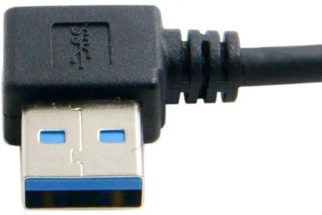 Alt view image 4 of 6 - USB 3.0 Extension Cable,USB 3.0 Type A Male Right Angle 90 Degree to Female Extension Data Cable