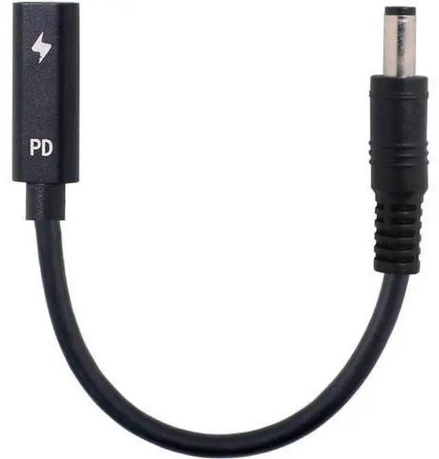 Main image of Type C USB-C Female Input to DC 5.5x2.1mm Cable fit for Laptop DC 19.5V
