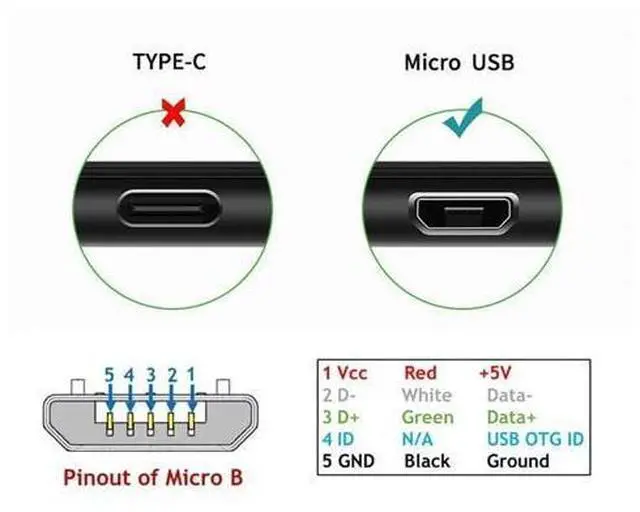 Alt view image 2 of 7 - USB 2.0 Micro USB 5Pin Male to Female Extension Cable - Hi Speed Data & Power (20cm)
