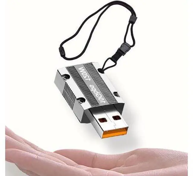 Alt view image 5 of 7 - USB-C USB 3.1 Type C Female to USB 3.0 A Male 10Gbps Data 120W Power Adapter Alloy Shell for Laptop Tablet Mobile Phone