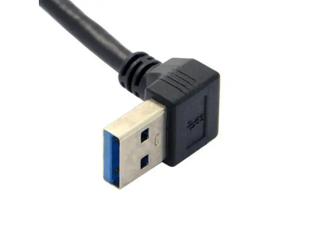 Alt view image 7 of 7 - USB 3.0 to USB C 90 Degree Down Angled Data Extension Cable for Tablet Mobile Phone Hard Disk Drive 30cm