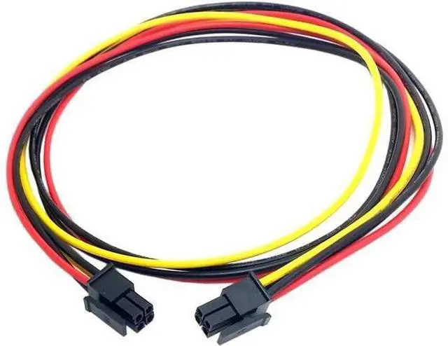Alt view image 2 of 7 - ATX Molex Micro Fit Connector 4Pin Male to 4Pin Male Power 20AWG Cable 60cm Pitch 3.00mm