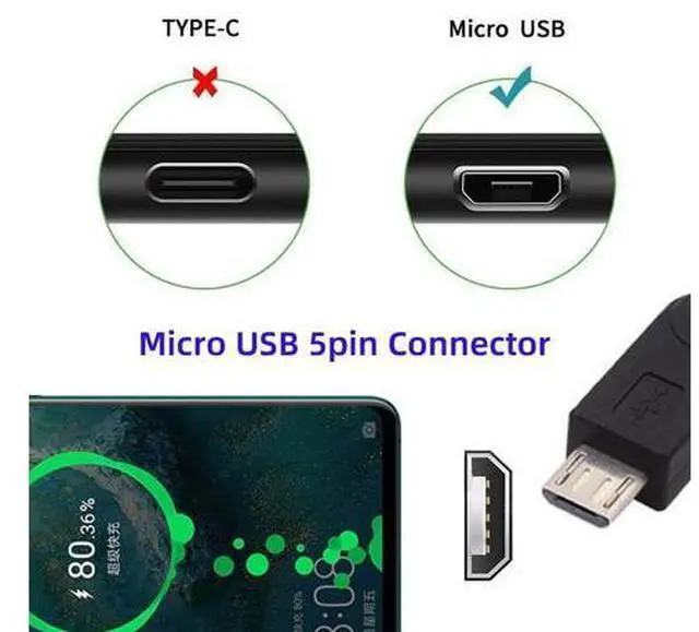 Alt view image 7 of 7 - USB 2.0 Micro USB 5Pin Male to Female Extension Cable - Hi Speed Data & Power (20cm)