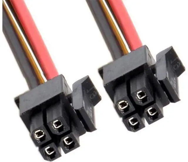Alt view image 4 of 7 - ATX Molex Micro Fit Connector 4Pin Male to 4Pin Male Power 20AWG Cable 60cm Pitch 3.00mm