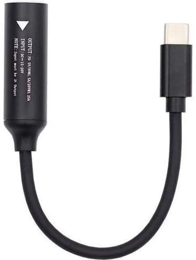 Main image of DC Jack 3.5x1.35mm Input to USB-C Type-C Power Plug Charge Cable for Laptop Phone PD9V 15V 20V