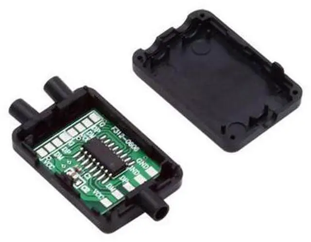 Alt view image 7 of 7 - 2 Pack USB 2.0 HUB 1 to 2 Splitter DIY Solder Cable Adapter for Strain Relief OD 3.0mm Cable