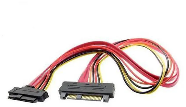 Main image of SAS Hard Disk Drive SFF-8482 SAS Cable 29Pin Male to Female Extension Cable 0.5m with Power 22Pin+7Pin