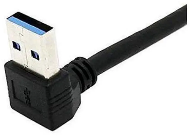 Alt view image 2 of 3 - USB 3.0 to Micro USB 3.0 90 Degree Angled Extension Data Cable 20cm