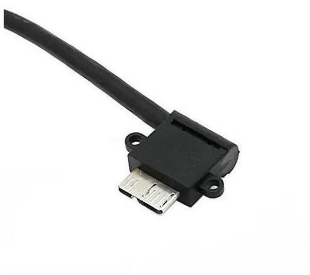 Alt view image 3 of 3 - USB 3.0 to Micro USB 3.0 90 Degree Angled Extension Data Cable 20cm