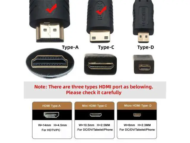 Alt view image 4 of 7 - 90 Degree Left Angled Mini HDMI 2.1 Ultra Thin HDTV Cable 8K 4K Hyper Super Flexible Slim Cord Type-A to Type-C for Camera HDTV 50cm