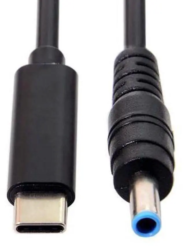 Main image of USB C to DC 20V 4.5x3.0mm PD 65W Charge Cable with PD Emulator Trigger for H-P Laptop