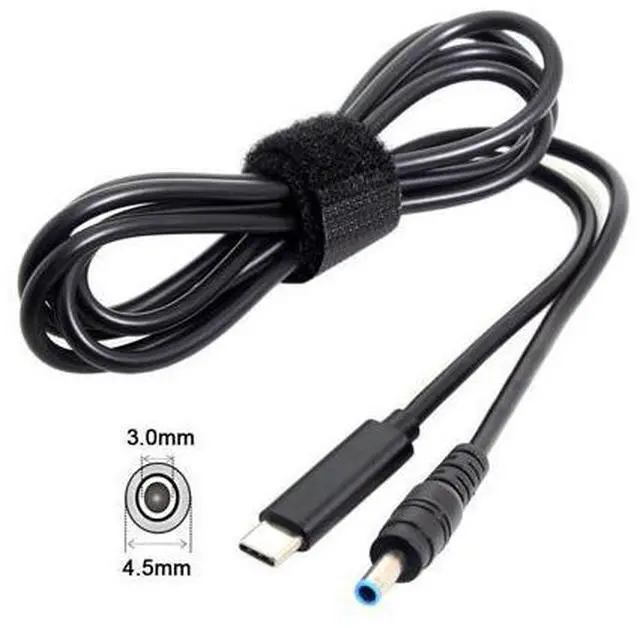 Alt view image 5 of 7 - USB C to DC 20V 4.5x3.0mm PD 65W Charge Cable with PD Emulator Trigger for H-P Laptop