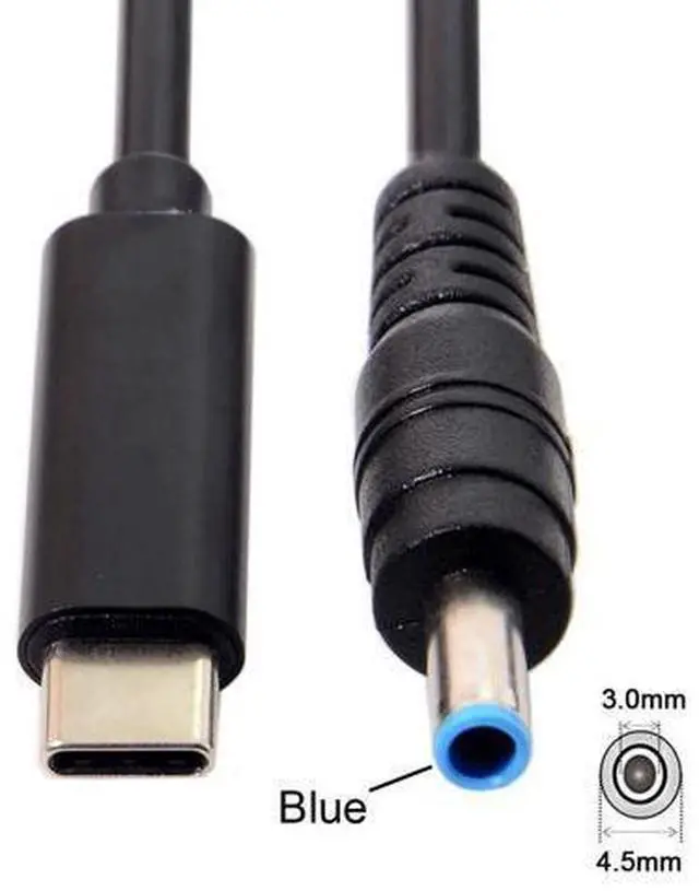 Alt view image 4 of 7 - USB C to DC 20V 4.5x3.0mm PD 65W Charge Cable with PD Emulator Trigger for H-P Laptop
