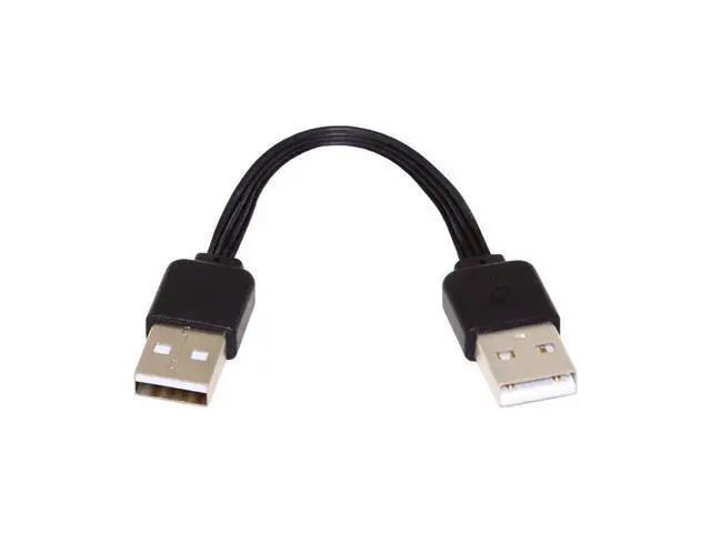 Alt view image 7 of 7 - 13cm USB 2.0 Type-A Male to Type-A Male Male Data Flat Slim FPC Cable for FPV & Disk & Phone