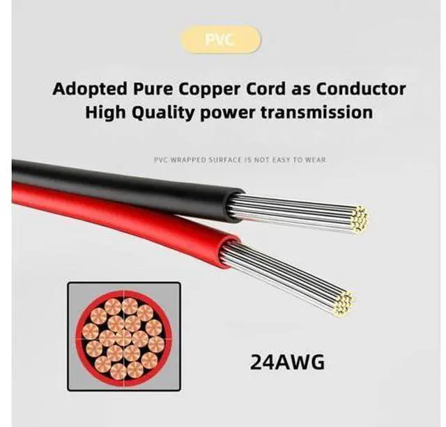 Alt view image 5 of 7 - 5 Pack 2.0mm Pitch 4Pin to USB C Female DC 5V 3A Charging Socket Port Conversion Cable Adapter with Waterproof Dustproof Rubber Plug