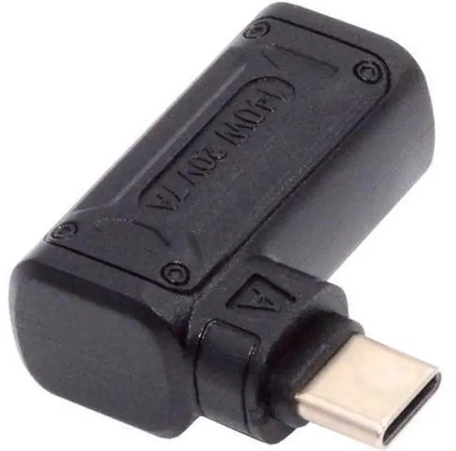Alt view image 7 of 7 - 140W 100W DC Jack 7.9x5.4mm Input to USB-C Type-C Angled 90 Degree Power Plug Charge Adapter for Laptop Phone
