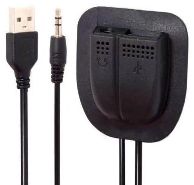Alt view image 5 of 7 - USB 2.0 Type A/Audio 3.5mm Male to Female Backpack Charge Data Extension Cable for Outdoor Travel Camping