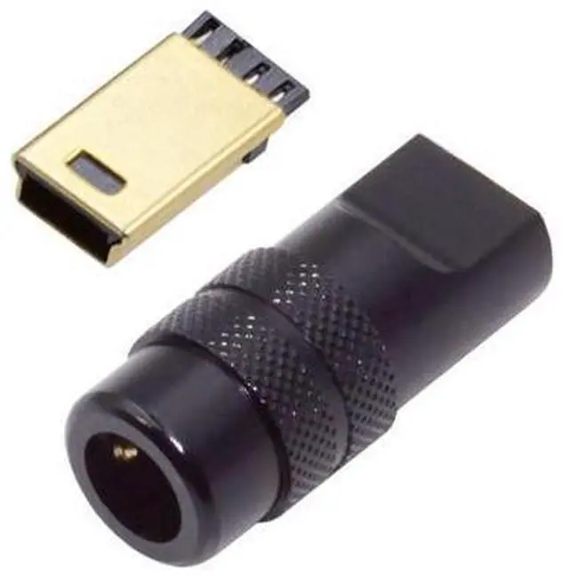 Main image of Mini USB DIY Connector Aluminum Alloy Mini USB 2.0 5Pin Male Plug Port Repair Replacement Solder Adapter for OD 4.0-6.0mm Cable