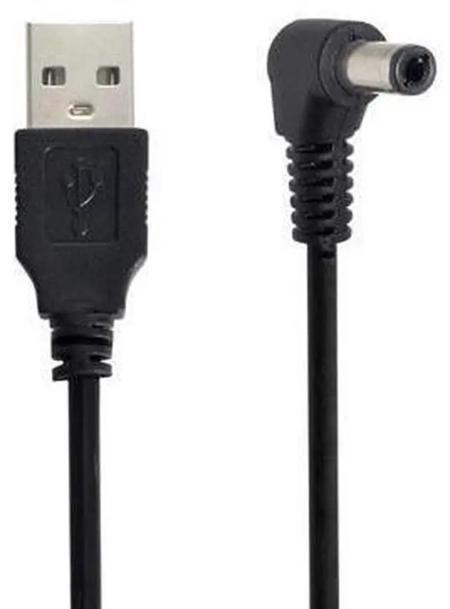 Alt view image 5 of 7 - USB 2.0 Type A Male to 5.5 x 2.5mm DC 5V Power Plug Barrel Connector Charge Cable 80cm