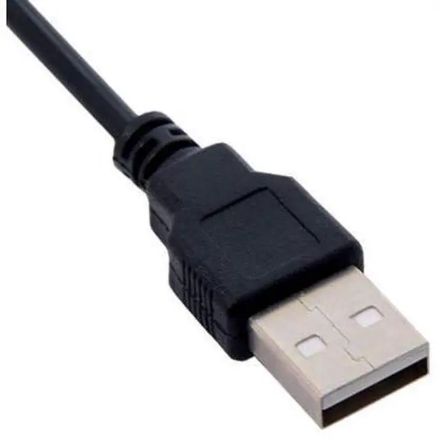 Alt view image 5 of 7 - USB 2.0 Type A Male to Right Angled 90 Degree 5.5 x 2.1mm DC 5V Power Plug Barrel Connector Charge Cable 100cm