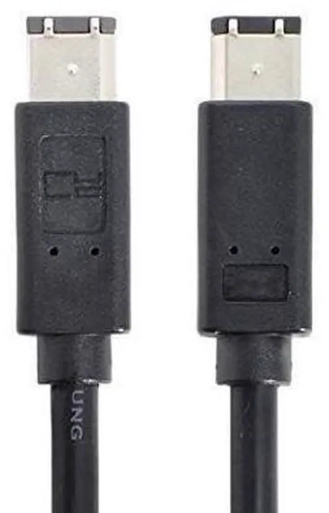 Alt view image 2 of 7 - 6 Pin to 6Pin FireWire 400 to FireWire 400 6-6 ilink Cable IEEE 1394 1.8m Black