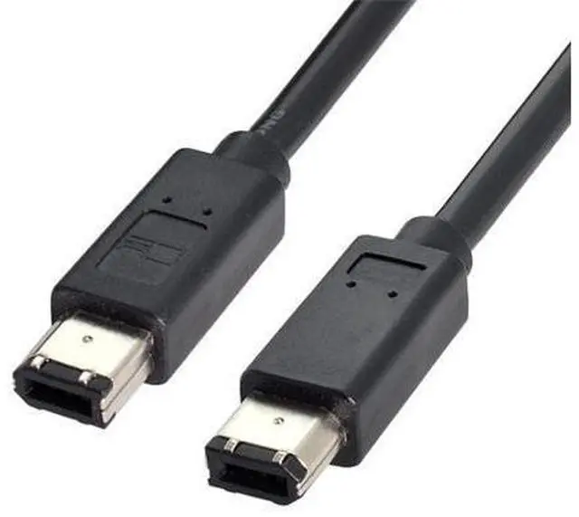 Alt view image 4 of 7 - 6 Pin to 6Pin FireWire 400 to FireWire 400 6-6 ilink Cable IEEE 1394 1.8m Black