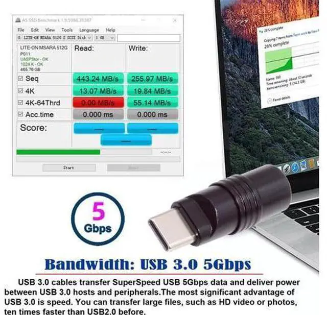 Alt view image 5 of 7 - USB 3.1 Type-C Male Plug Connector Solder Type with Aluminum Alloy Shell Black Customization for 4.0mm~6.0mm Cable