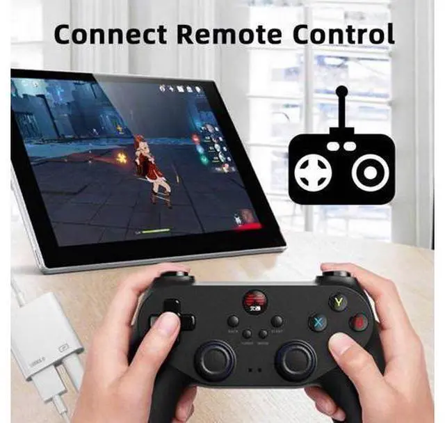 Alt view image 5 of 7 - 2 in 1 USB C to USB 3.0 Socket OTG Adapter with PD 24W Charge for Laptop Tablet Phone