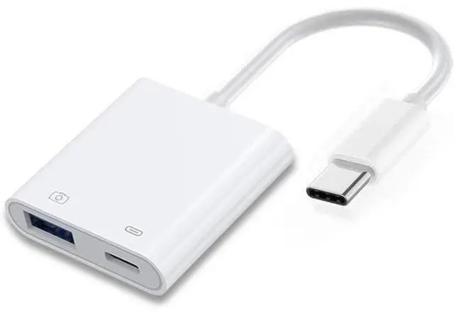 Main image of 2 in 1 USB C to USB 3.0 Socket OTG Adapter with PD 24W Charge for Laptop Tablet Phone