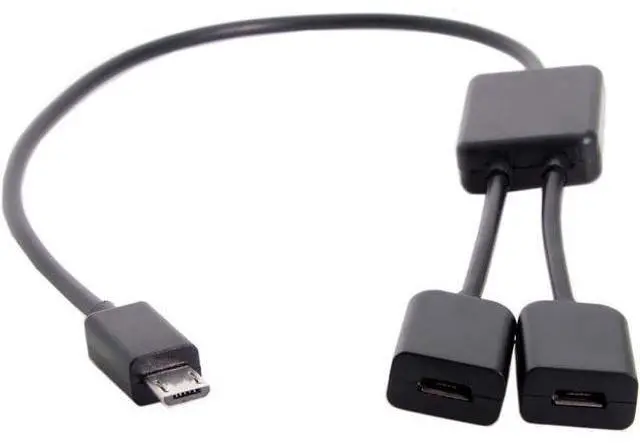 Main image of Micro USB 1 to 2 OTG HUB Cable USB2.0 Splitter with Chipset for Laptop PC Mouse Flash Disk