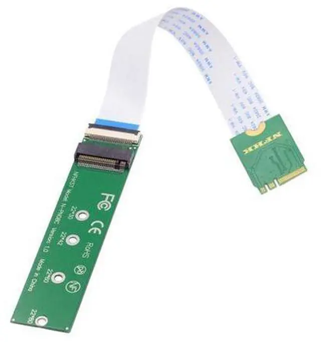 Main image of 2230 A+E-Key Male to NVME M-Key Female Extension Cable for Laptop Mainboard SSD 2280