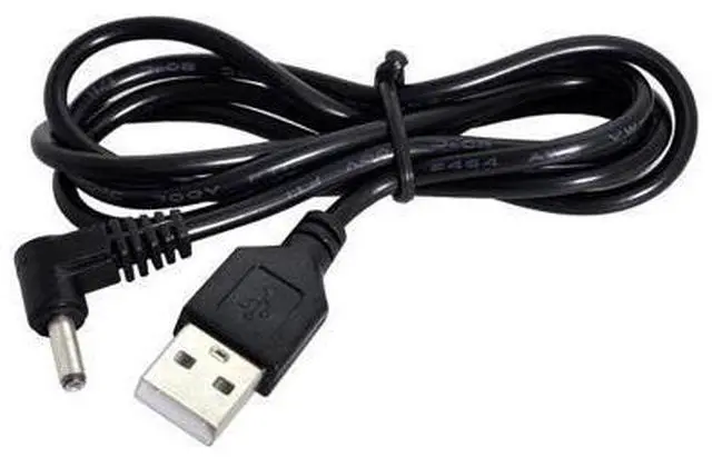 Alt view image 5 of 7 - CY USB 2.0 Male to 3.5mm 1.35mm DC Power Plug Barrel 5v Right Angled 90 Degree Cable 100cm