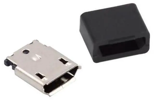 Alt view image 6 of 7 - 50 Pack Micro USB DIY Connector Micro USB Type B 5Pin Female Socket Port Repair Replacement Solder Adapter with PCB Board