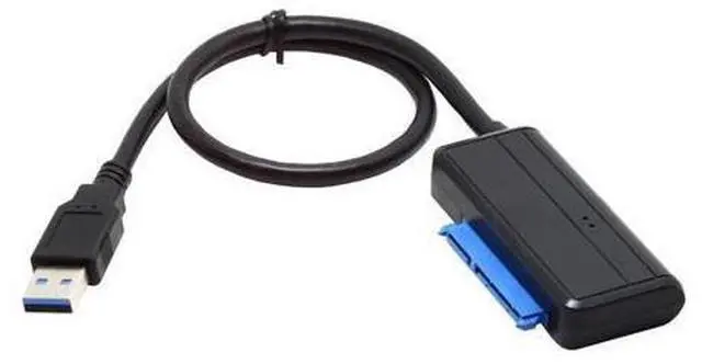 Main image of USB 3.0 to Angled SATA 22 Pin Adapter Cable for 2.5" 3.5inch Hard Disk Drive SSD for Desktop Laptop