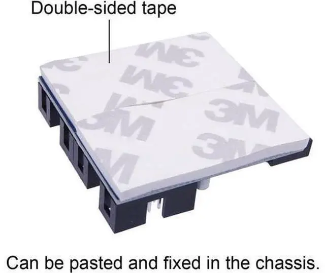 Alt view image 7 of 7 - Motherboard 9pin USB 2.0 Header 1 to 2/4 Female Extension Cable HUB Connector Adapter Port Multilier