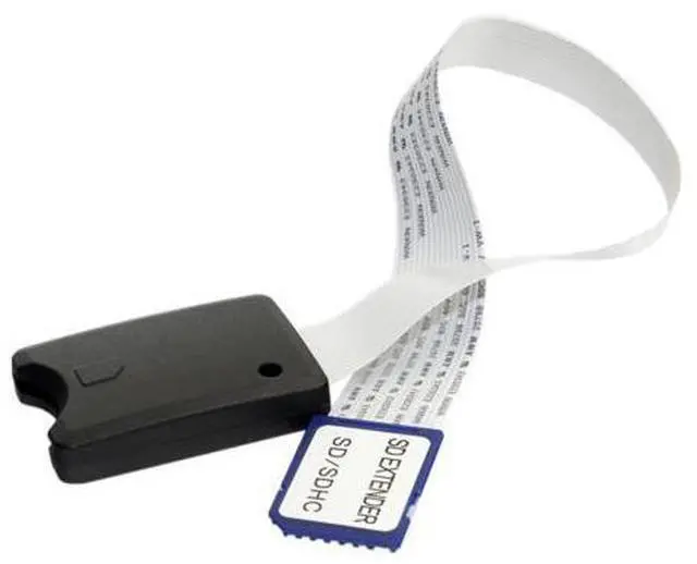 Alt view image 3 of 7 - Standard SD SDHC Memory Card Kit Male to SD Female Extension Soft Flat FPC Cable Extender 25cm