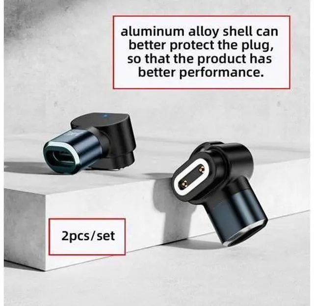 Alt view image 7 of 7 - Adapter 2pcs/lot Magnetic Smart Watch Charging Adapter Vertical USB Type-C to 2-Pin Compatible with IMOO Z6 Z6S Z6Pro Z7 Z7A Z7S Z8 Z8A Z9 Z10 Z11